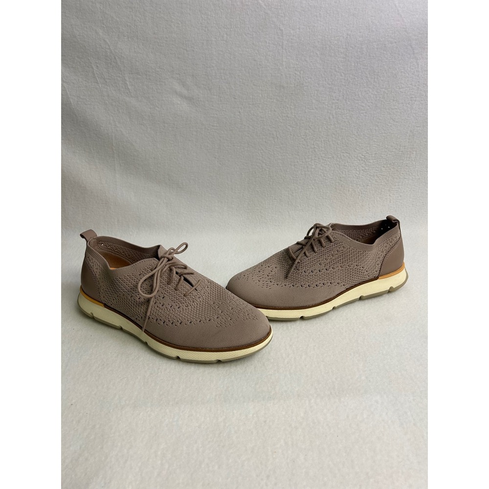 Business Casual Cole Haan Womens 9.5B Taupe Zerogrand Stitchlite Oxford W21641‎